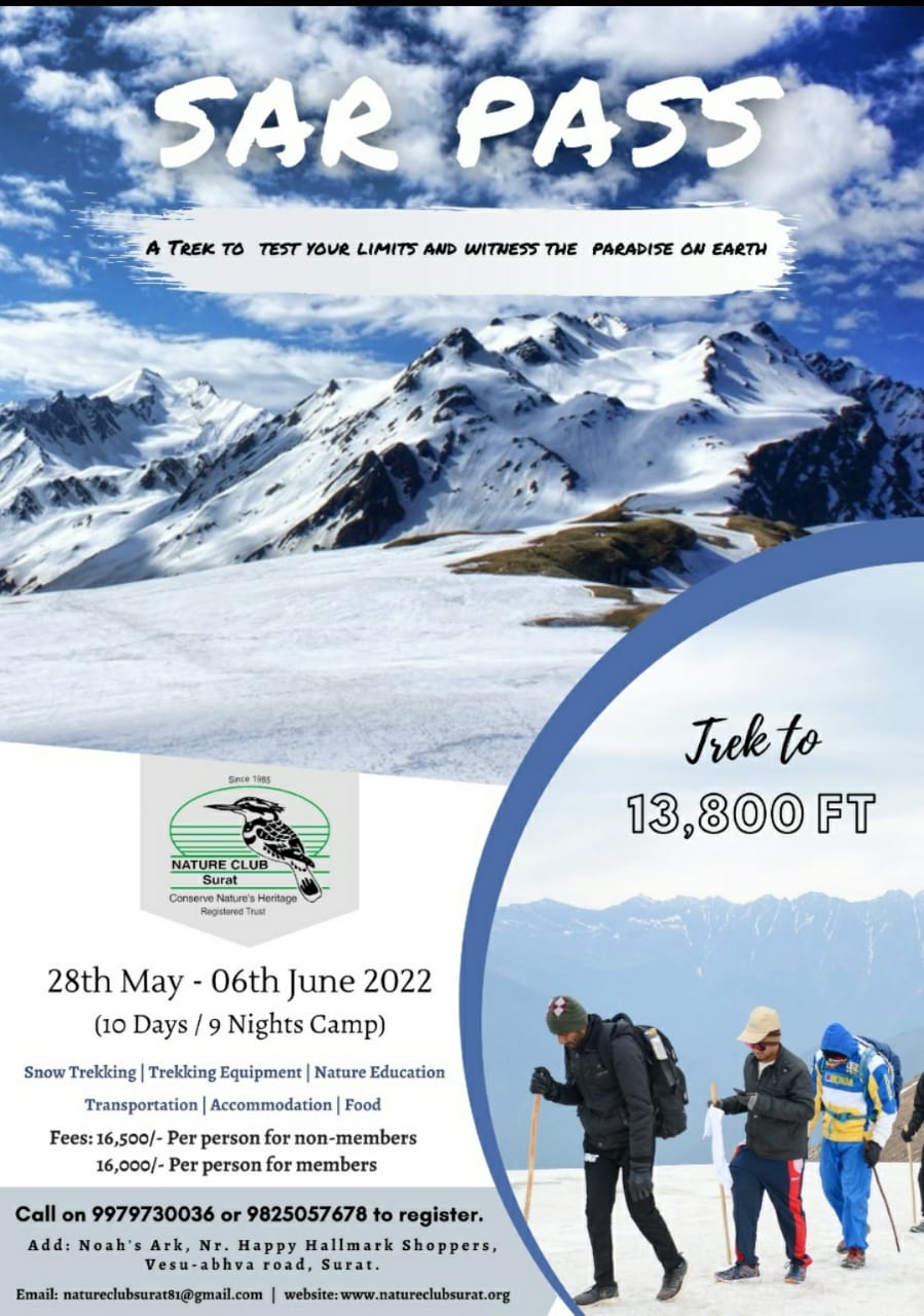 SAR PASS Trek – Nature Club Surat